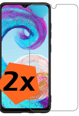 Nomfy Screenprotector Geschikt voor Samsung A04s Screenprotector Bescherm Glas Tempered Glass - Screenprotector Geschikt voor Samsung Galaxy A04s Screen Protector - 2 PACK