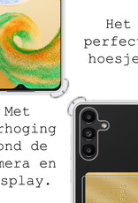 BASEY. Hoes Geschikt voor Samsung A04s Hoesje Shock Proof Case Hoes - Hoesje Geschikt voor Samsung Galaxy A04s Hoes Cover Shockproof - Transparant - 2 Stuks