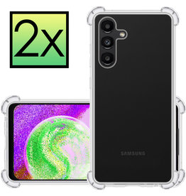 NoXx NoXx Samsung Galaxy A04s Hoesje Shockproof - Transparant - 2 PACK