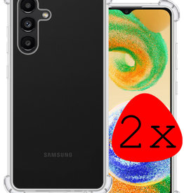 BASEY. BASEY. Samsung Galaxy A04s Hoesje Shockproof - Transparant - 2 PACK