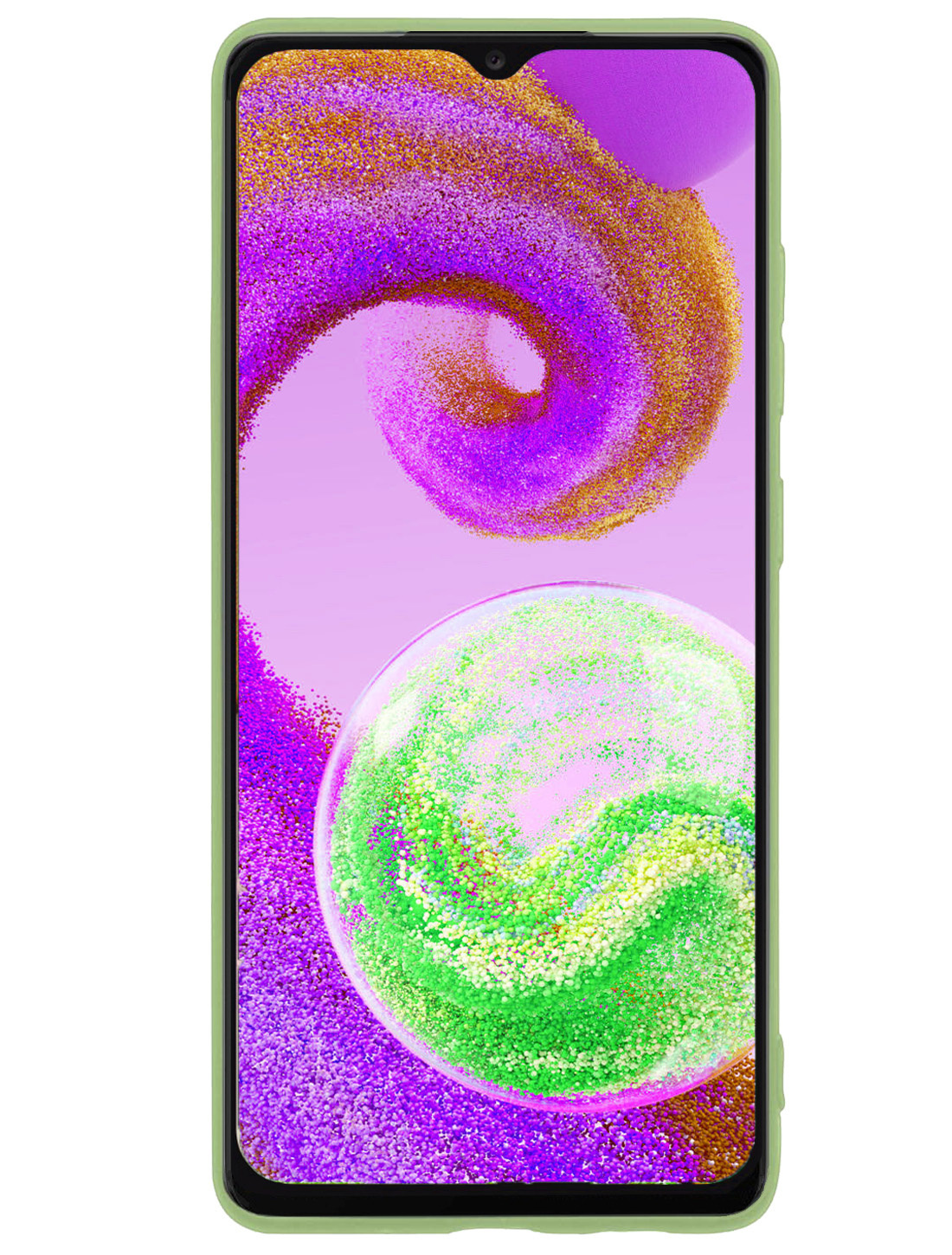 NoXx Hoes Geschikt voor Samsung A04s Hoesje Pasjeshouder Cover Shock Proof Case Siliconen Hoes Met Kaarthouder Met 2x Screenprotector - Transparant