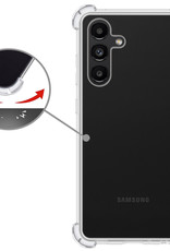 Nomfy Hoesje Geschikt voor Samsung A04s Hoesje Shock Proof Cover Case Shockproof Met Screenprotector - Hoes Geschikt voor Samsung Galaxy A04s Hoes Siliconen Back Case - Transparant