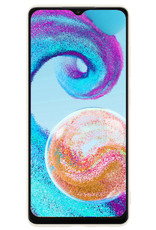 Nomfy Hoesje Geschikt voor Samsung A04s Hoesje Siliconen Cover Case Met Screenprotector - Hoes Geschikt voor Samsung Galaxy A04s Hoes Back Case - Wit