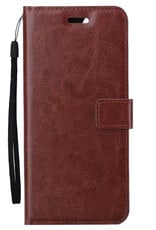 Nomfy Samsung A04s Hoes Bookcase Flipcase Book Cover Met Screenprotector - Samsung Galaxy A04s Hoesje Book Case - Bruin