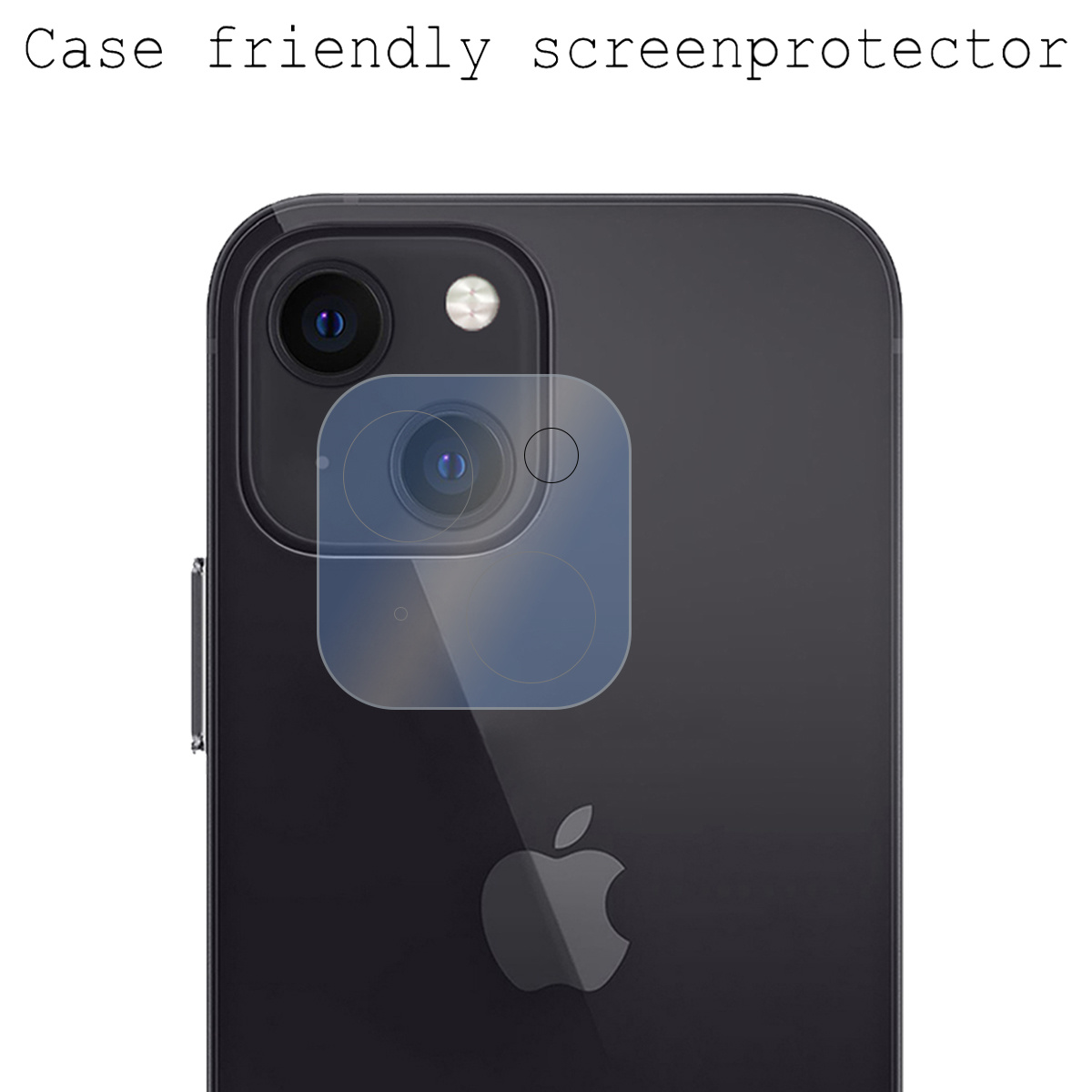 BASEY. Screenprotector voor iPhone 14 Camera Screenprotector Tempered Glass - Screenprotector voor iPhone 14 Beschermglas Voor Camera - 3 Stuks