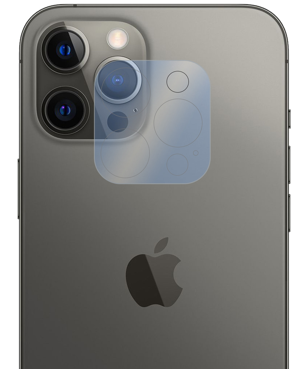 NoXx Screenprotector Geschikt voor iPhone 13 Pro Camera Screenprotector Gehard Glas - Screenprotector Geschikt voor iPhone 13 Pro Screenprotector Camera Tempered Glass - 3x
