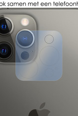 NoXx Screenprotector Geschikt voor iPhone 13 Pro Camera Screenprotector Gehard Glas - Screenprotector Geschikt voor iPhone 13 Pro Screenprotector Camera Tempered Glass - 3x