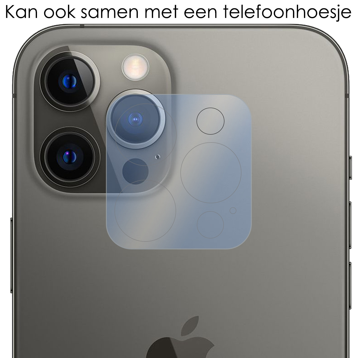 NoXx Screenprotector Geschikt voor iPhone 13 Pro Camera Screenprotector Gehard Glas - Screenprotector Geschikt voor iPhone 13 Pro Screenprotector Camera Tempered Glass - 3x