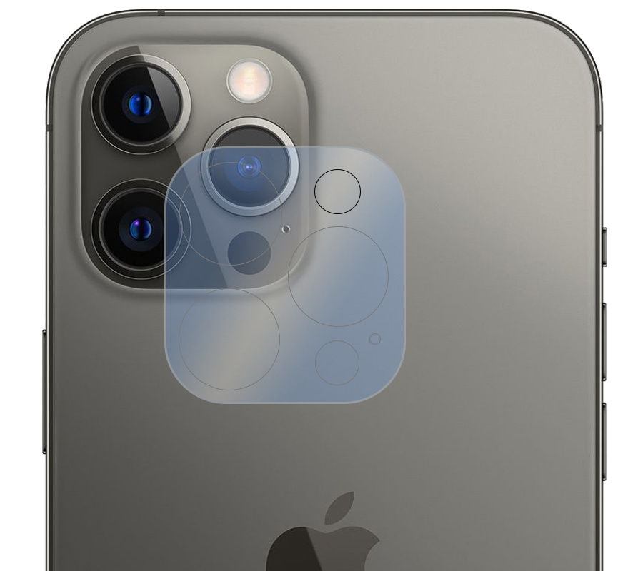NoXx Screenprotector voor iPhone 13 Pro Max Camera Glas Screenprotector - Screenprotector voor iPhone 13 Pro Max Tempered Glass Camera Screenprotector
