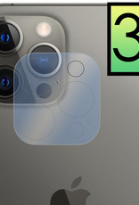 NoXx Screenprotector Geschikt voor iPhone 13 Pro Max Camera Screenprotector Gehard Glas - Screenprotector Geschikt voor iPhone 13 Pro Max Screenprotector Camera Tempered Glass - 3x