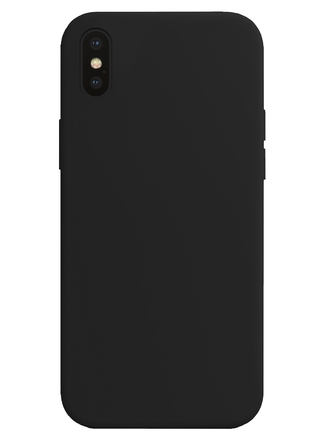 BASEY. Hoes Geschikt voor iPhone X Hoesje Siliconen Back Cover Case - Hoesje Geschikt voor iPhone X Hoes Cover Hoesje - Zwart