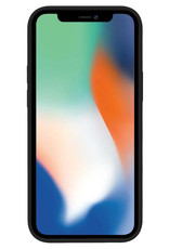 BASEY. Hoes Geschikt voor iPhone X Hoesje Siliconen Back Cover Case - Hoesje Geschikt voor iPhone X Hoes Cover Hoesje - Zwart