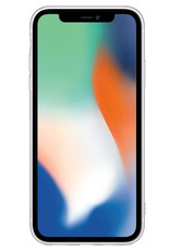 BASEY. Hoes Geschikt voor iPhone X Hoesje Siliconen Back Cover Case - Hoesje Geschikt voor iPhone X Hoes Cover Hoesje - Transparant - 2 Stuks