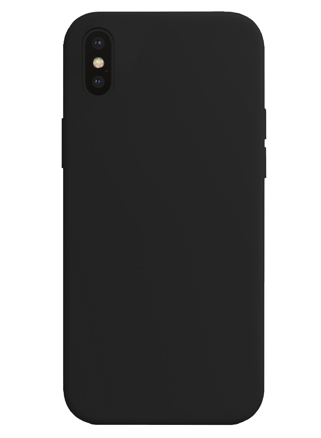 NoXx Hoes Geschikt voor iPhone X Hoesje Cover Siliconen Back Case Hoes - Zwart