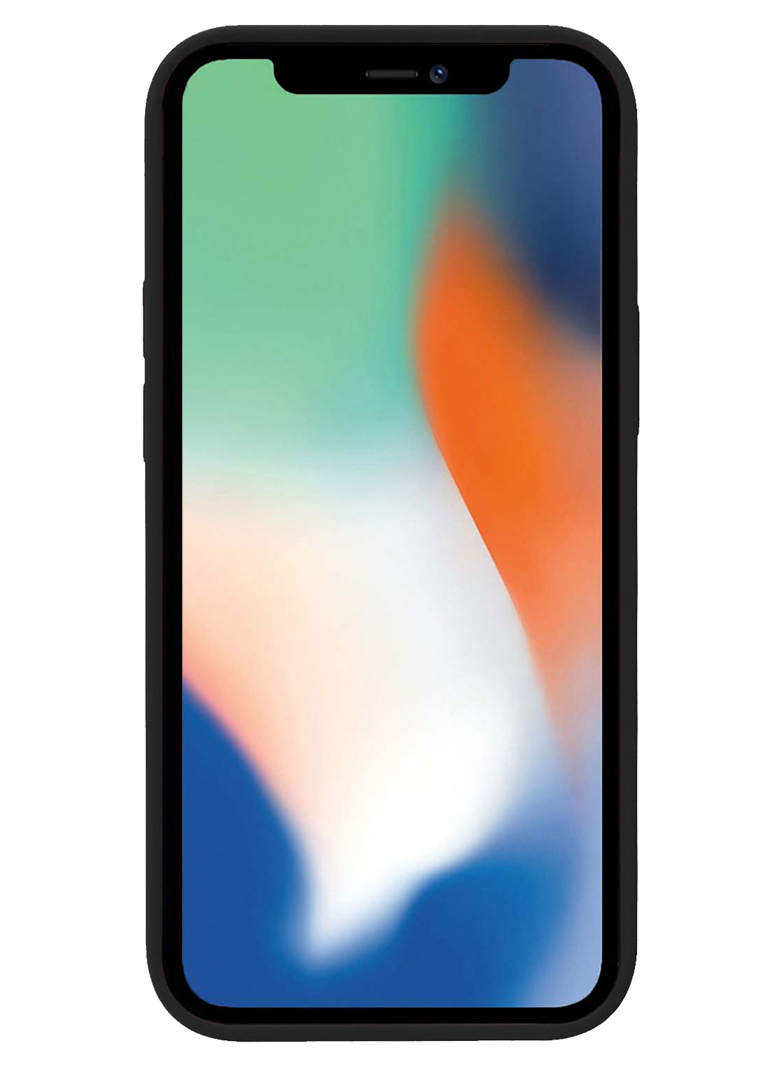 Nomfy Hoesje Geschikt voor iPhone X Hoesje Siliconen Cover Case - Hoes Geschikt voor iPhone X Hoes Back Case - Zwart