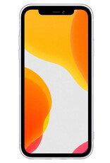 NoXx Hoes Geschikt voor iPhone Xs Hoesje Cover Siliconen Back Case Hoes - Transparant - 2x