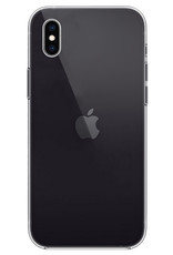 Nomfy Hoesje Geschikt voor iPhone Xs Hoesje Siliconen Cover Case - Hoes Geschikt voor iPhone Xs Hoes Back Case - Transparant