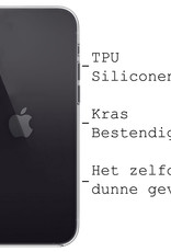 BASEY. Hoes Geschikt voor iPhone Xs Max Hoesje Siliconen Back Cover Case - Hoesje Geschikt voor iPhone Xs Max Hoes Cover Hoesje - Transparant - 2 Stuks