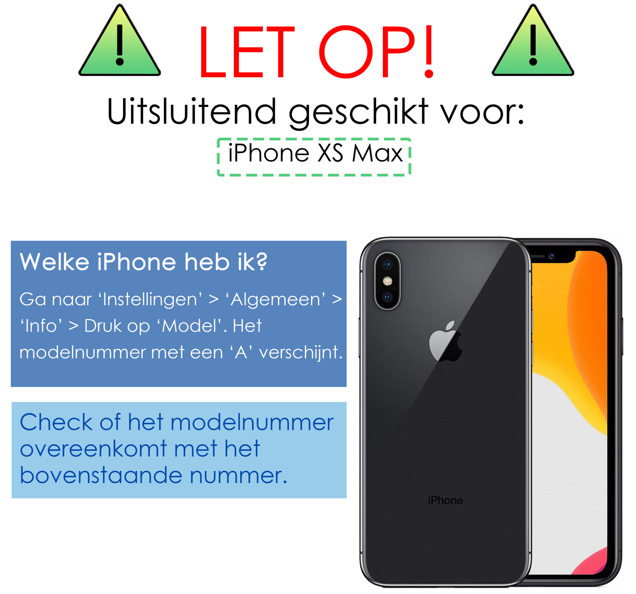 NoXx Hoes Geschikt voor iPhone Xs Max Hoesje Cover Siliconen Back Case Hoes - Zwart