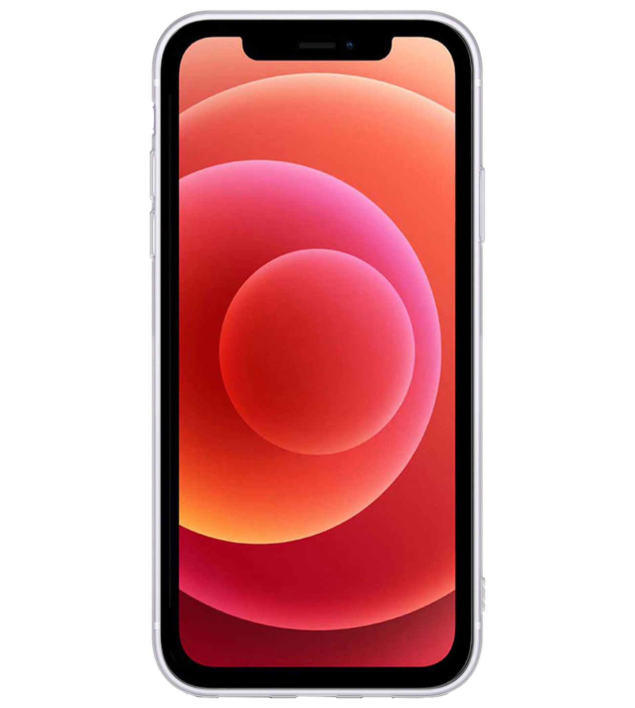 BASEY. Hoes Geschikt voor iPhone XR Hoesje Siliconen Back Cover Case - Hoesje Geschikt voor iPhone XR Hoes Cover Hoesje - Transparant