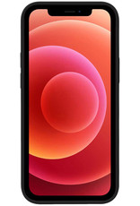 BASEY. Hoes Geschikt voor iPhone XR Hoesje Siliconen Back Cover Case - Hoesje Geschikt voor iPhone XR Hoes Cover Hoesje - Zwart