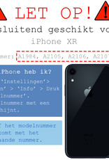BASEY. Hoes Geschikt voor iPhone XR Hoesje Siliconen Back Cover Case - Hoesje Geschikt voor iPhone XR Hoes Cover Hoesje - Transparant - 2 Stuks