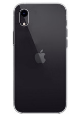 NoXx Hoes Geschikt voor iPhone XR Hoesje Cover Siliconen Back Case Hoes - Transparant