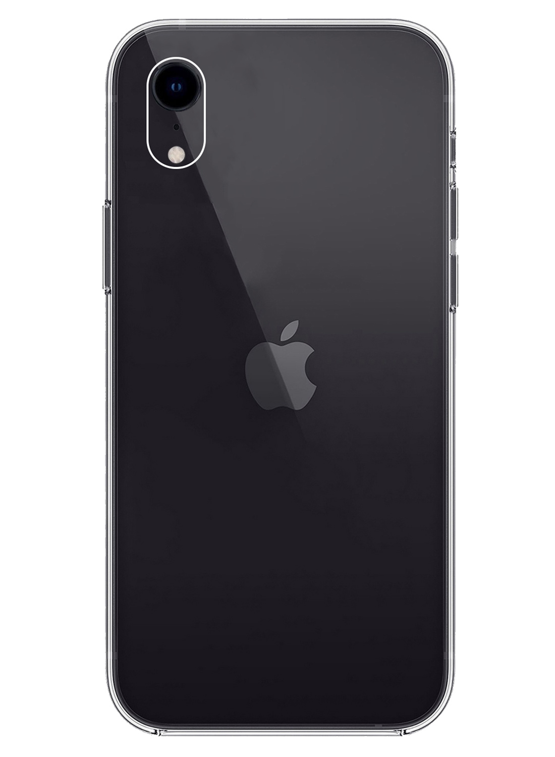 NoXx Hoes Geschikt voor iPhone XR Hoesje Cover Siliconen Back Case Hoes - Transparant