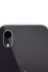 NoXx Hoes Geschikt voor iPhone XR Hoesje Cover Siliconen Back Case Hoes - Transparant