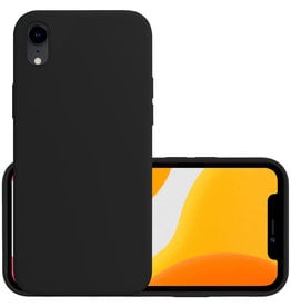 NoXx NoXx iPhone XR Hoesje Siliconen - Zwart