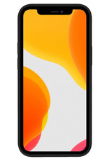 NoXx Hoes Geschikt voor iPhone XR Hoesje Cover Siliconen Back Case Hoes - Zwart - 2x