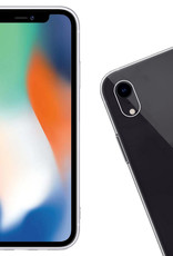Nomfy Hoesje Geschikt voor iPhone XR Hoesje Siliconen Cover Case - Hoes Geschikt voor iPhone XR Hoes Back Case - Transparant