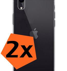 Nomfy Nomfy iPhone XR Hoesje Siliconen - Transparant - 2 PACK
