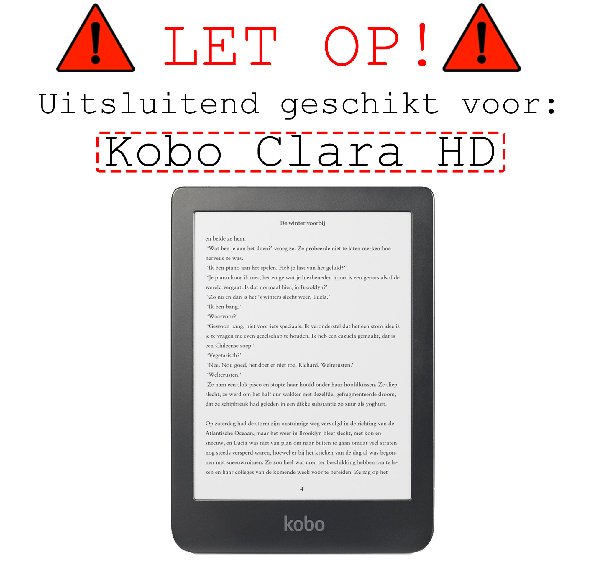 BASEY. Screenprotector Geschikt voor Kobo Clara HD Screenprotector Tempered Glass - Screenprotector Geschikt voor Kobo Clara HD Screen Protector