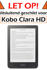 Nomfy Kobo Clara HD Screenprotector Bescherm Glas - Kobo Clara HD Screen Protector Tempered Glass