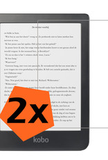 Nomfy Screenprotector Geschikt voor Kobo Clara HD Screenprotector Bescherm Glas - Screenprotector Geschikt voor Kobo Clara HD Screen Protector Tempered Glass - 2 PACK