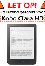 Nomfy Screenprotector Geschikt voor Kobo Clara HD Screenprotector Bescherm Glas - Screenprotector Geschikt voor Kobo Clara HD Screen Protector Tempered Glass - 2 PACK