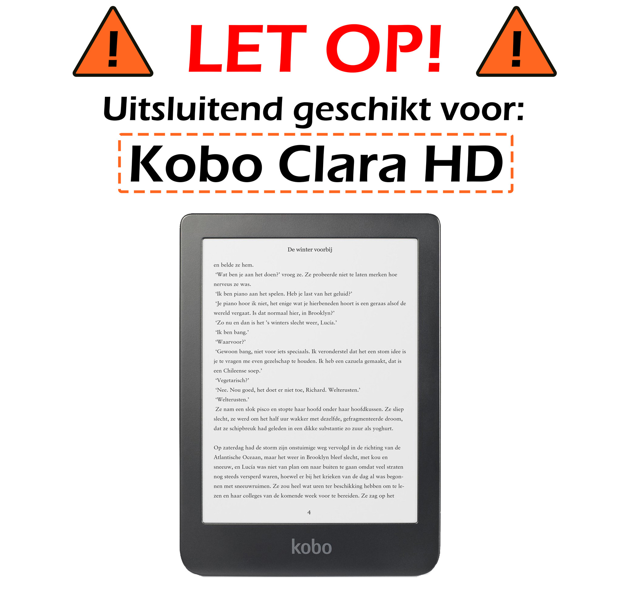 Nomfy Screenprotector Geschikt voor Kobo Clara HD Screenprotector Bescherm Glas - Screenprotector Geschikt voor Kobo Clara HD Screen Protector Tempered Glass - 2 PACK