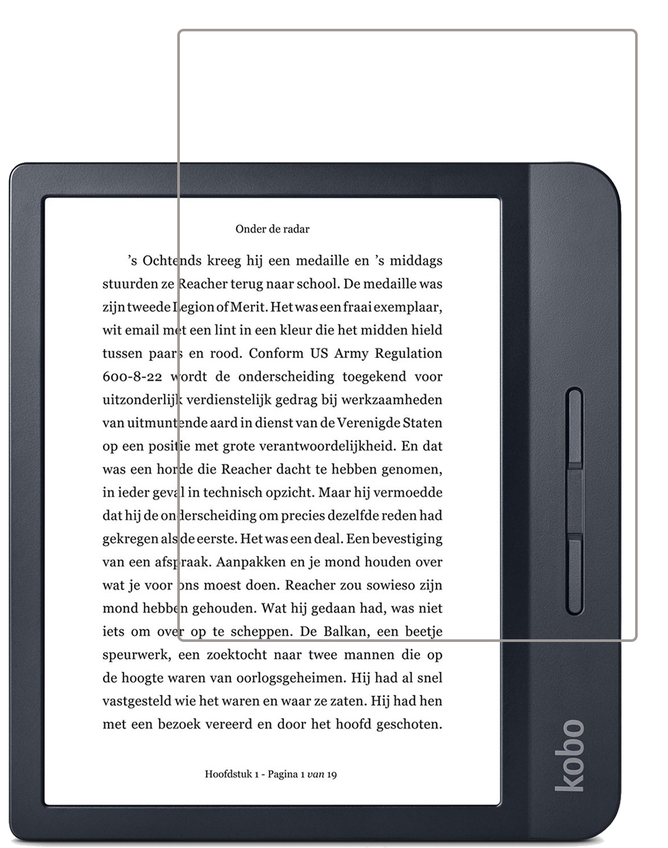 BASEY. Screenprotector Geschikt voor Kobo Libra H2O Screenprotector Tempered Glass - Screenprotector Geschikt voor Kobo Libra H2O Screen Protector