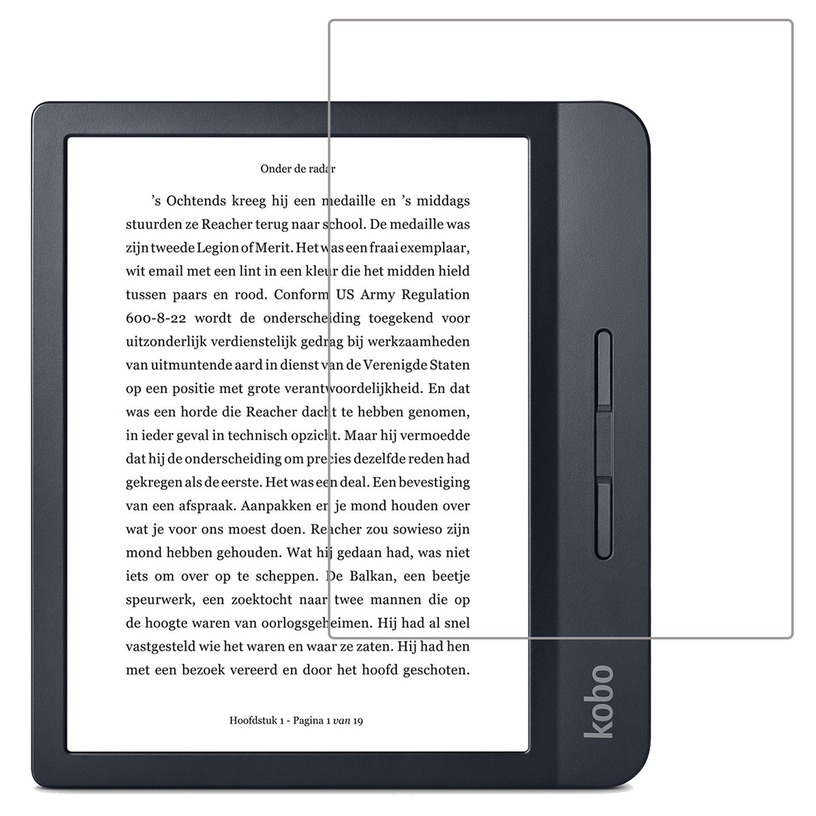 NoXx Screenprotector Geschikt voor Kobo Libra H2O Screenprotector Bescherm Glas Tempered Glass Screen Protector