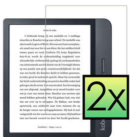 NoXx NoXx Kobo Libra H2O Screenprotector - 2 stuks