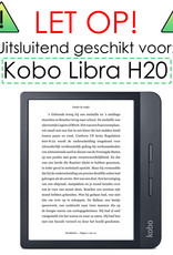 NoXx Screenprotector Geschikt voor Kobo Libra H2O Screenprotector Bescherm Glas Tempered Glass Screen Protector - 2x