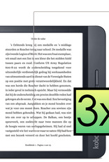 NoXx Screenprotector Geschikt voor Kobo Libra H2O Screenprotector Bescherm Glas Tempered Glass Screen Protector - 3x