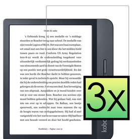 NoXx NoXx Kobo Libra H2O Screenprotector - 3 stuks
