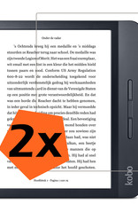 Nomfy Screenprotector Geschikt voor Kobo Libra H2O Screenprotector Bescherm Glas - Screenprotector Geschikt voor Kobo Libra H2O Screen Protector Tempered Glass - 2 PACK