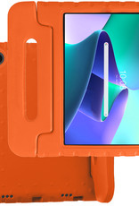 BASEY. Hoesje Geschikt voor Lenovo Tab M10 Plus 3rd Gen Hoesje Kinder Hoes Shockproof Kinderhoes - Kindvriendelijk Hoesje Geschikt voor Lenovo Tab M10 Plus (3e Gen) Hoes Kids Case - Oranje