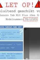 BASEY. Hoesje Geschikt voor Lenovo Tab M10 Plus 3rd Gen Hoesje Kinder Hoes Shockproof Kinderhoes - Kindvriendelijk Hoesje Geschikt voor Lenovo Tab M10 Plus (3e Gen) Hoes Kids Case - Roze