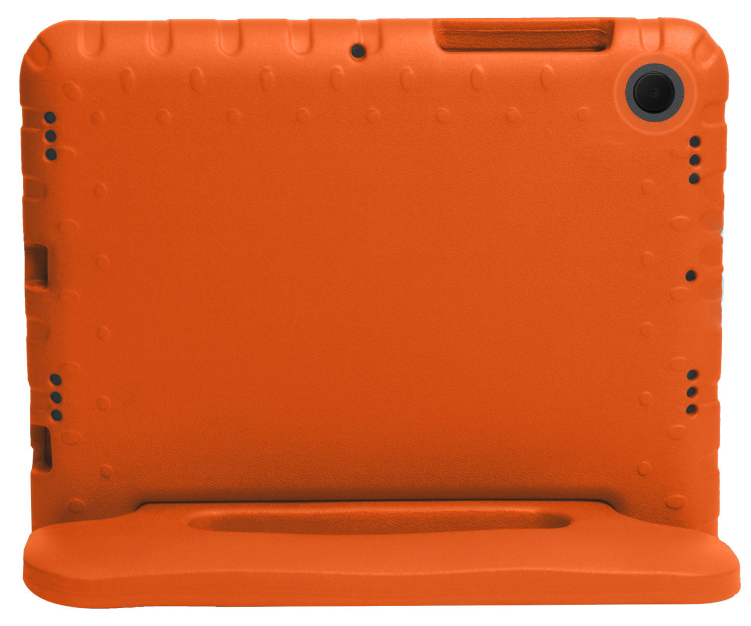 Nomfy Hoes Geschikt voor Lenovo Tab M10 Plus 3rd Gen Hoes Bumper Kindvriendelijk Kids Case Kinderhoes - Hoesje Geschikt voor Lenovo Tab M10 Plus (3e Gen) Hoesje Shockproof Cover Hoes - Oranje