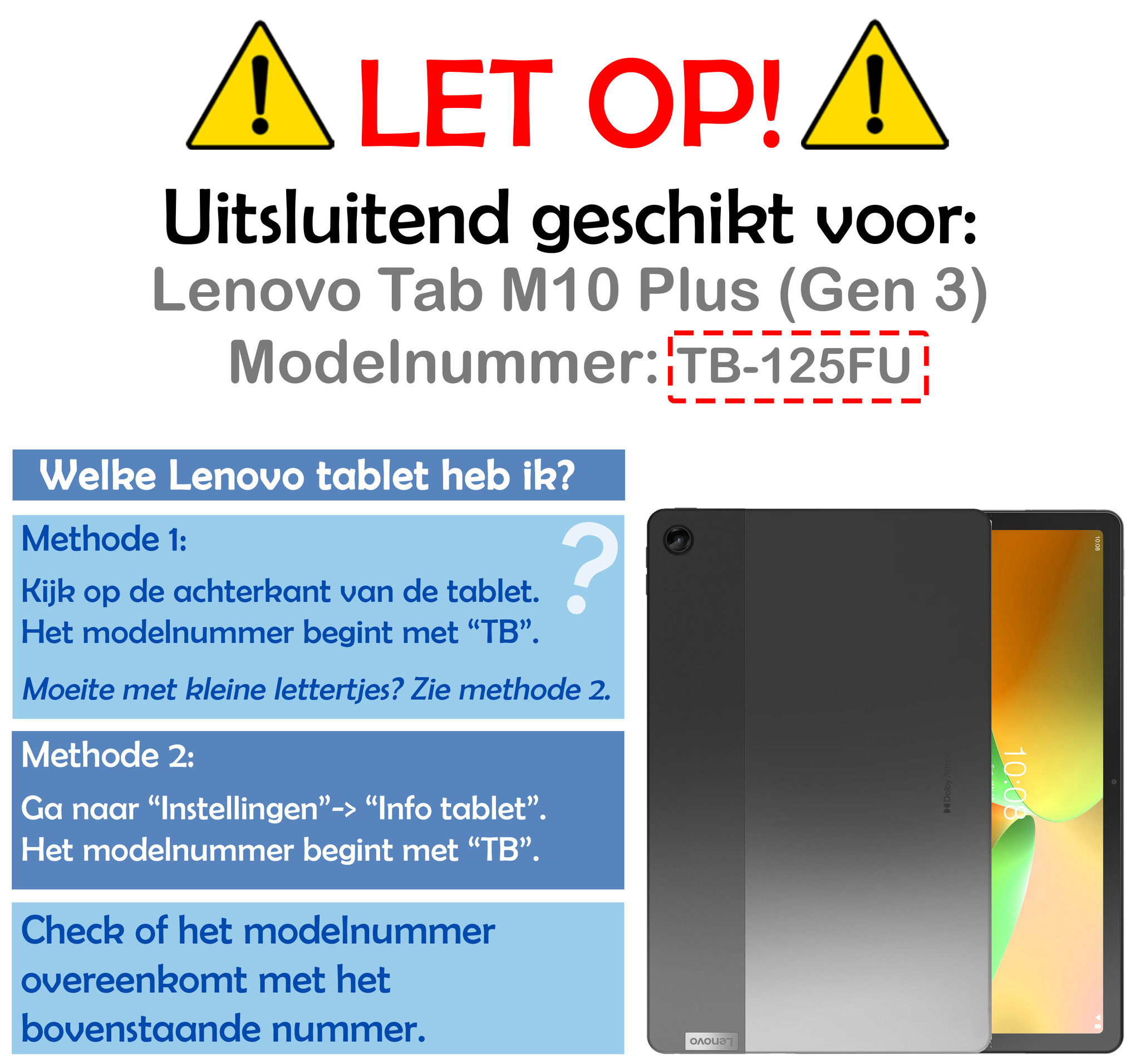 Nomfy Hoes Geschikt voor Lenovo Tab M10 Plus 3rd Gen Hoes Bumper Kindvriendelijk Kids Case Kinderhoes - Hoesje Geschikt voor Lenovo Tab M10 Plus (3e Gen) Hoesje Shockproof Cover Hoes - Blauw