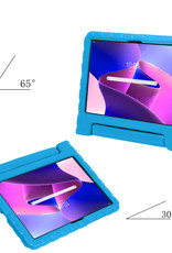 NoXx Hoesje Geschikt voor Lenovo Tab M10 Plus 3rd Gen Hoesje Kinderhoes Shockproof Hoes Kids Case - Blauw